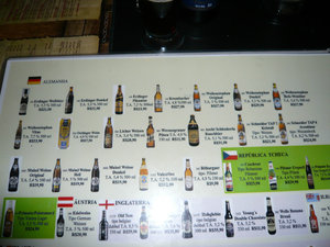 kleine Auswahl an deutschem Bier