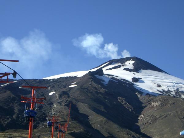 base of the volcano