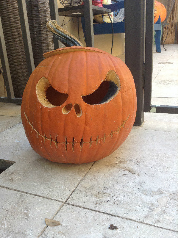 My Jack Skellington Pumpkin