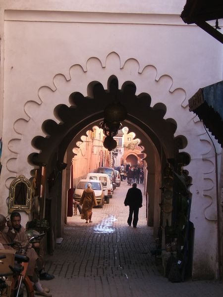 the little riad streets of Marrakech