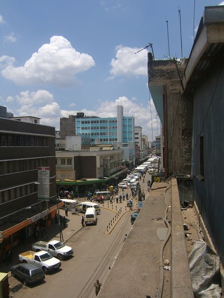 The streets from the Nyama choma restaurant