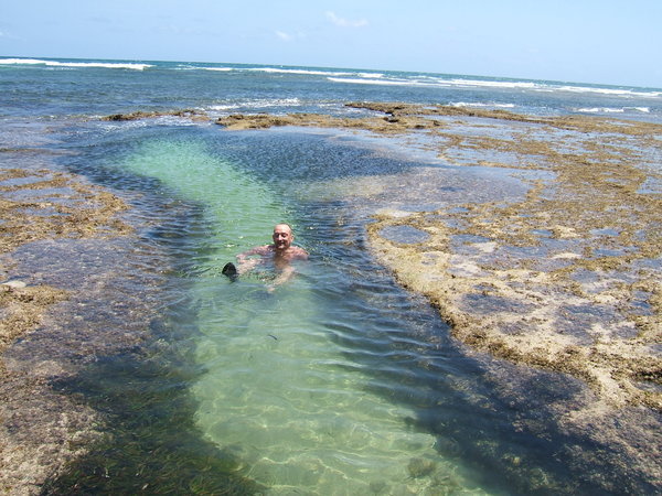 a coral pool in Watamu