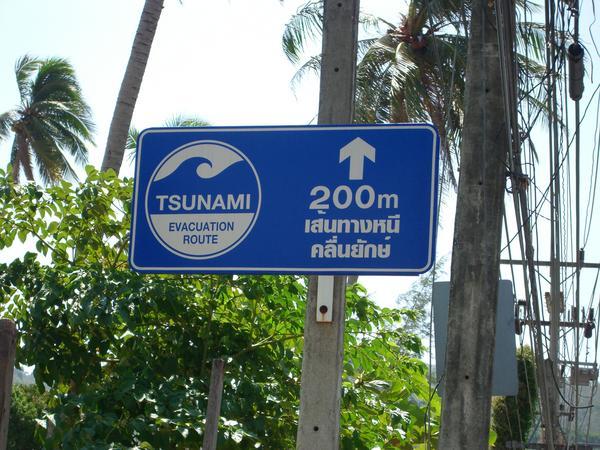 Tsunami warnings