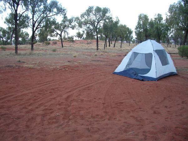 Camping in the outback