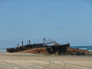 Ship wreck on Fraser island