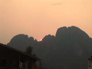 Vang Vieng sunset