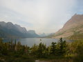 Wild Goose Island in the middle of St Mary Lake