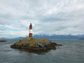 Les Eclaireurs lighthouse seen in Beagle Channel
