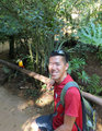 Just me and the toucan at the Foz de Iguacu Parque de Aves