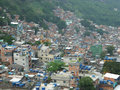 Close up view of Rocinha favela