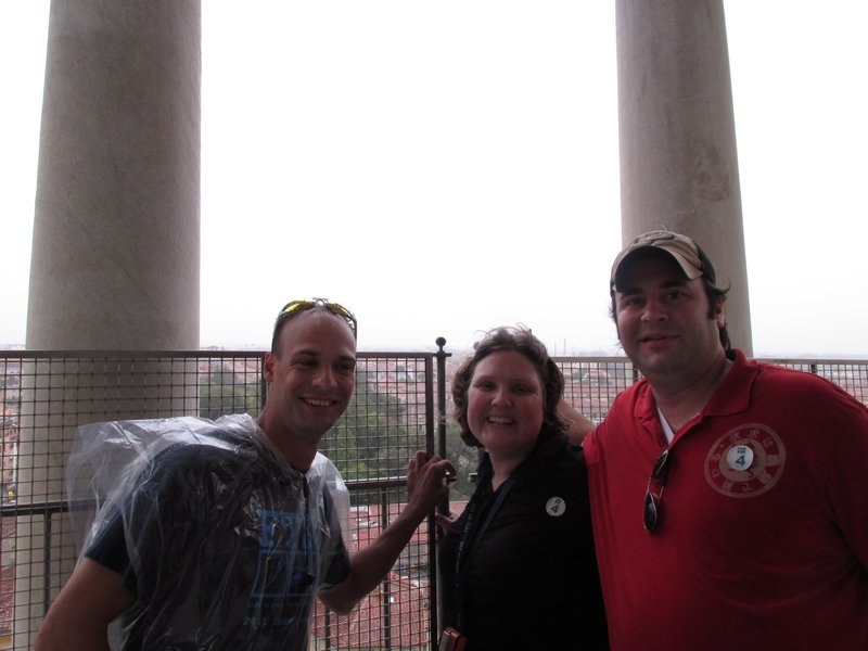 Shawn, Katy & Eric atop The Leaning Tower of Pisa