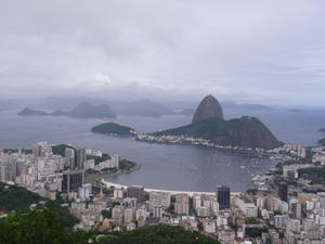 Birds eye view of Rio