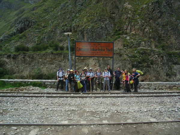 The official start of the Inka trail.