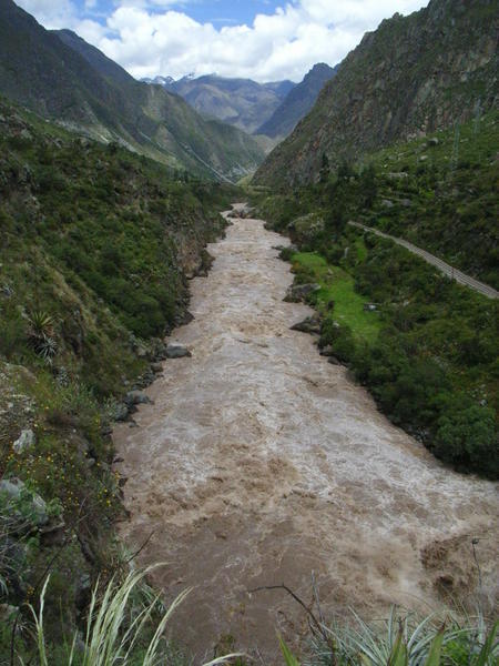 Rio Urubamba on the inka trail