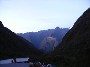 campside night two, view as we closed our tents for the night