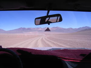 View of the landscape from the jeep we toured around in for 3 days