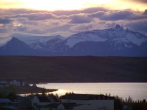 Patagonian view from our hostel window