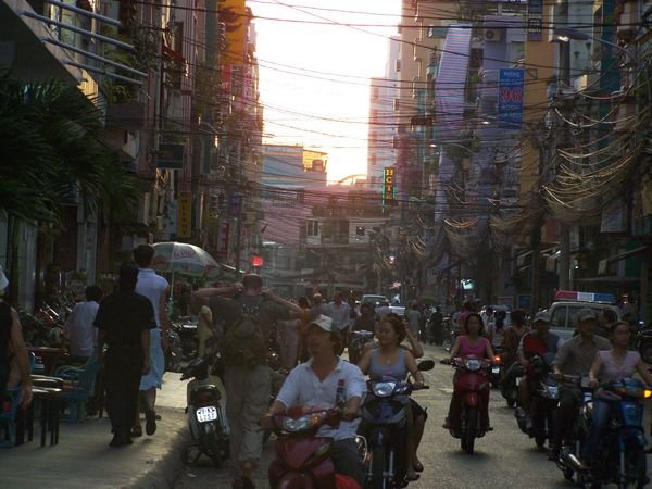 Saigon street scene!