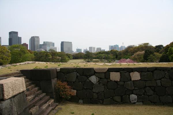 Grounds of Edo Castle Before It Burned