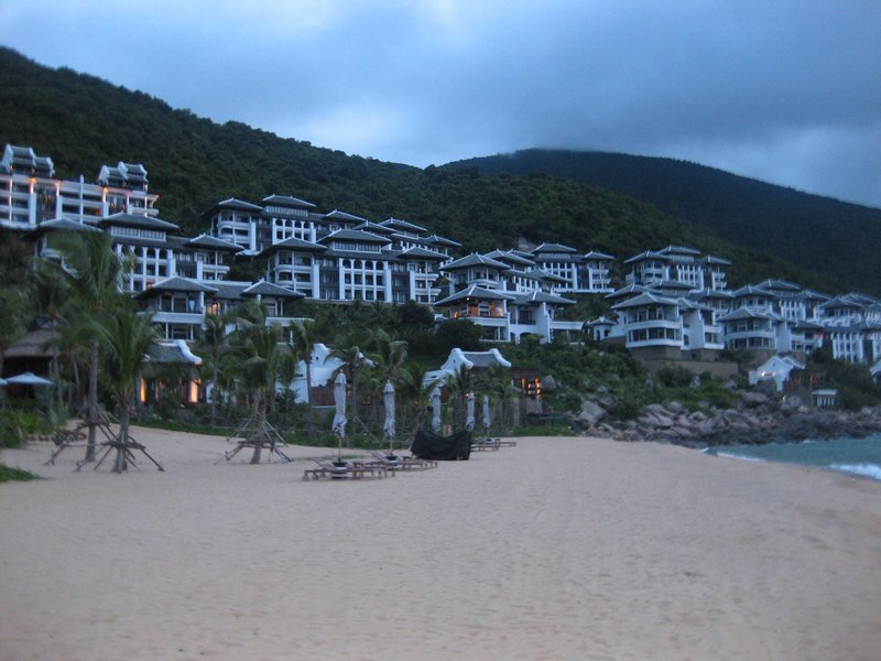 intercontinental- view from the beach