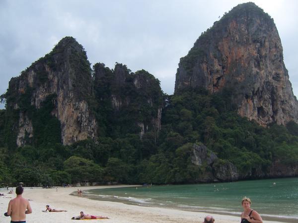 On Railay-West, looking South