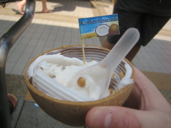 Coconut cup ice  cream