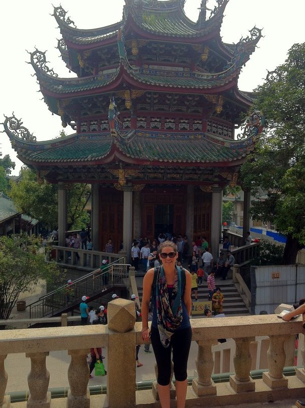 Nan Putuo Temple - before we embarked on our epic hill trek!