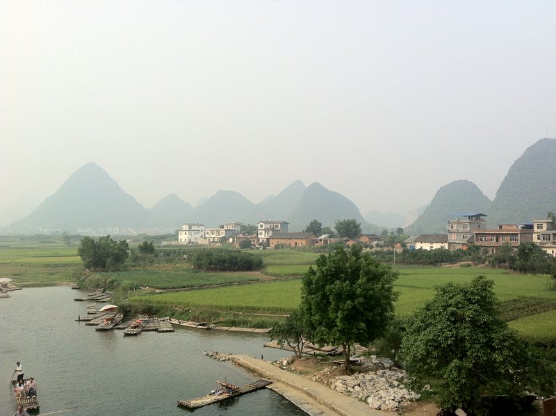 Beautiful Yulong River scenery