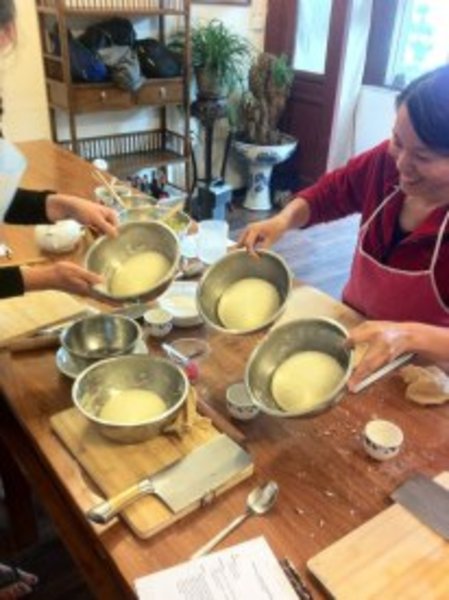 Cooking Buns - the dough
