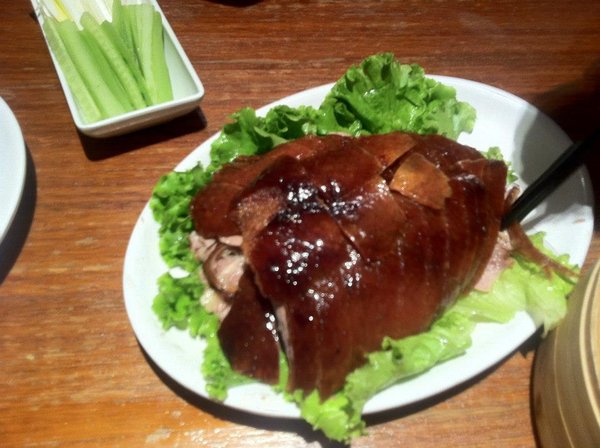 Peking Duck - photos cannot do this justice!