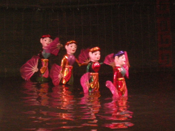 Hanoi traditional water puppet show