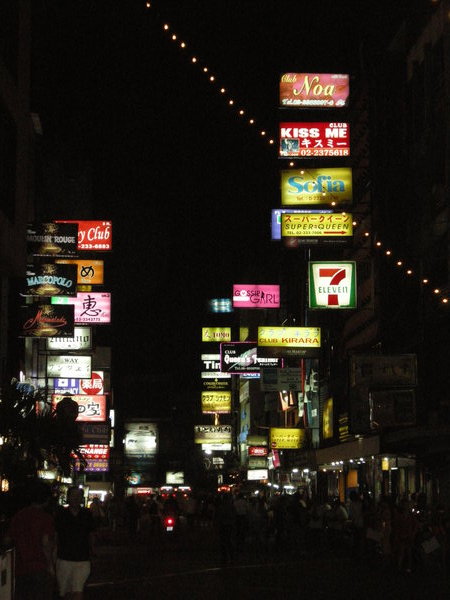 Bangkok's seedier streets
