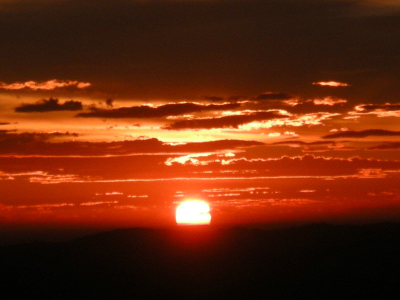 A beautiful sunrise from Jumbo Hut