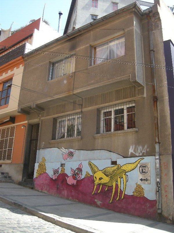 Murals in Valparaiso