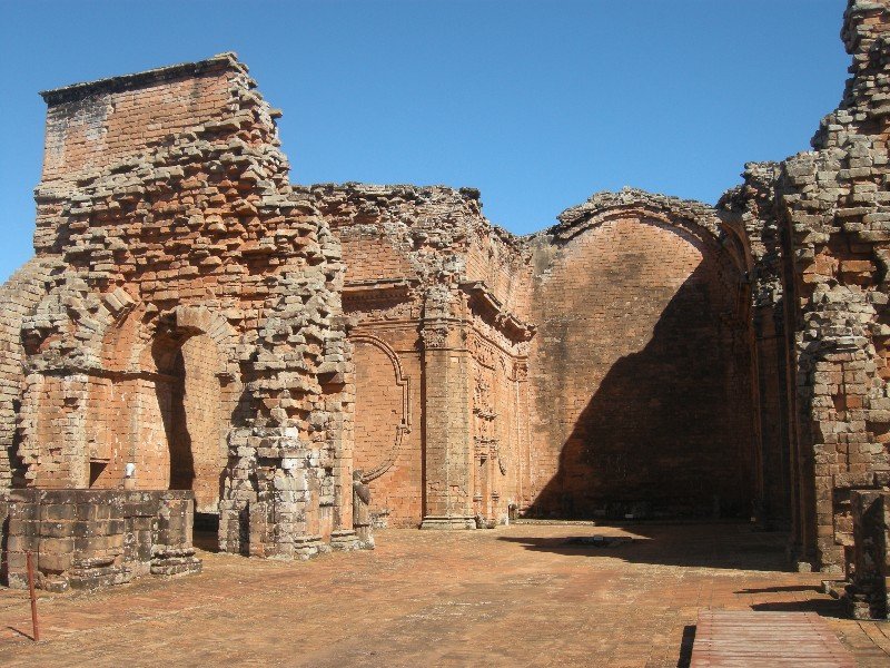 The main church complex of the mission