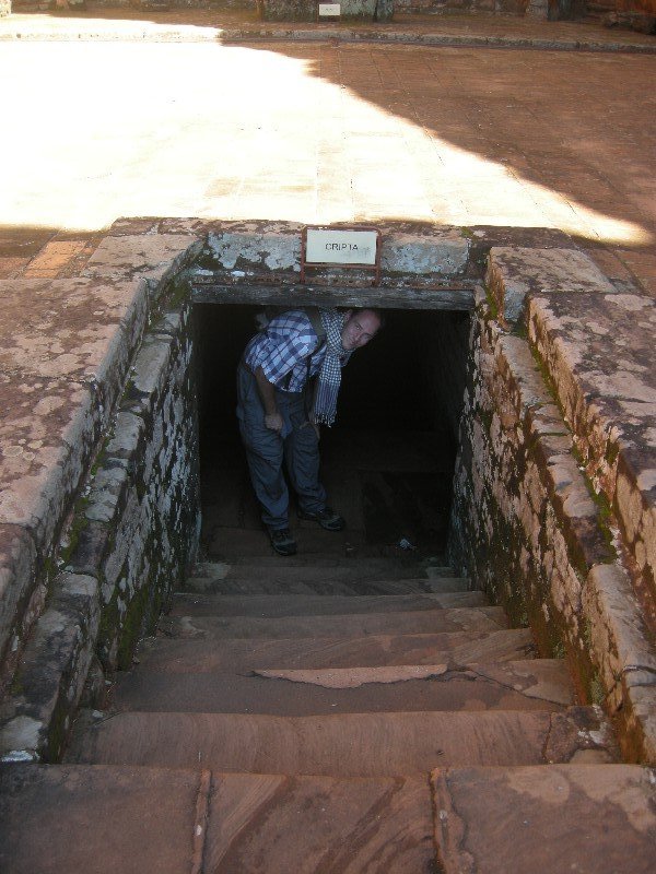 Chris in the crypt