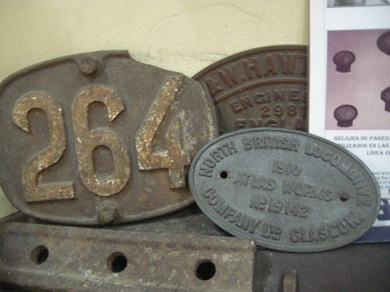 British engine plates in Paraguay