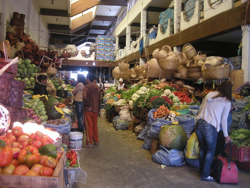Sucre fruit and veg market