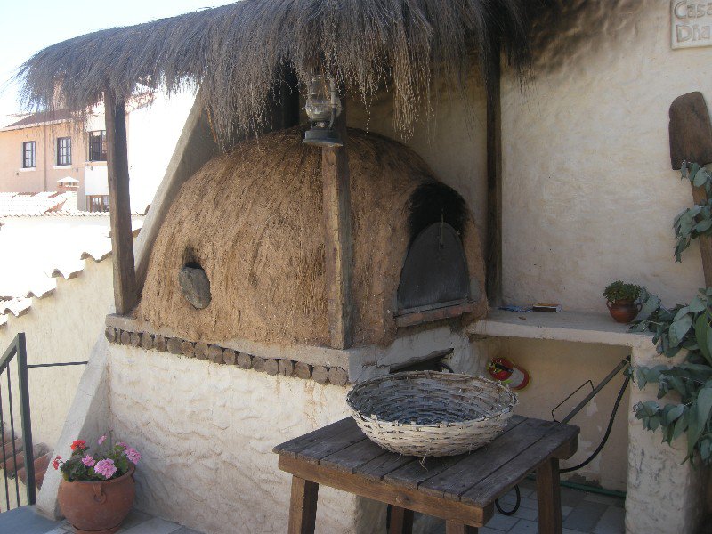 Traditional oven where our breakfast was made
