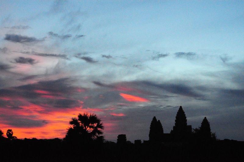 Amanecer en Angkor Wat, valio la pena la madrugada