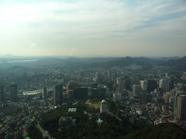 View from Seoul Tower