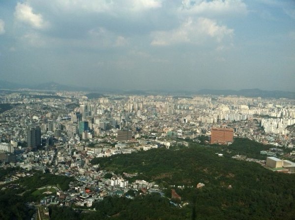 View from SEoul Tower