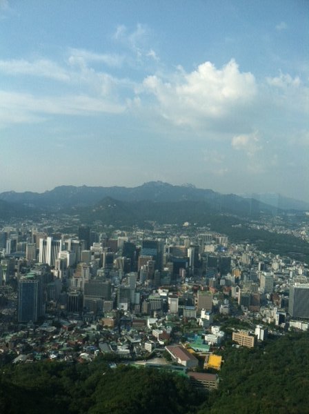 View from Seoul Tower
