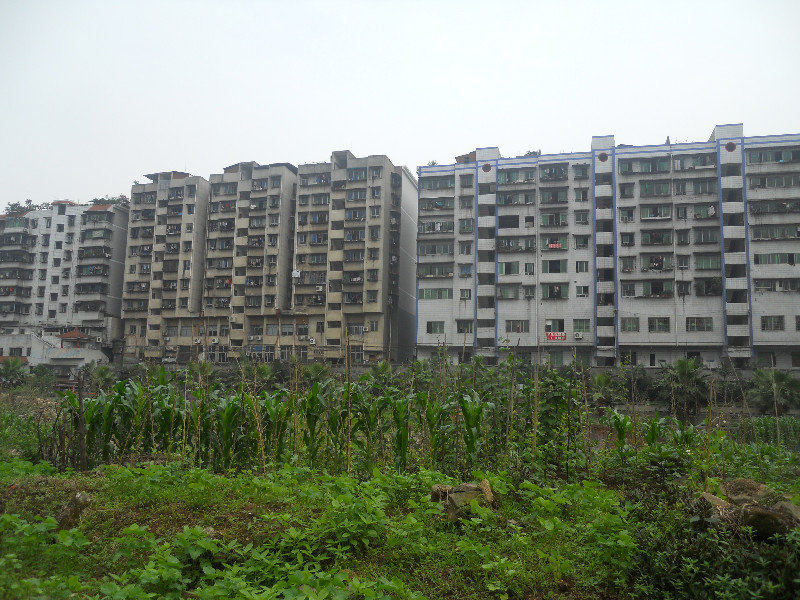 Old Buildings & Corn...Only in China