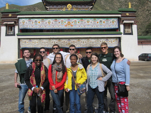 Loyola Maryland at Labrang Monastery in Tibet