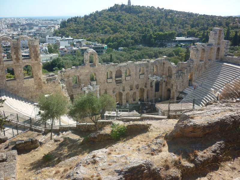 Odean of Herodes Atticus, Acropolis