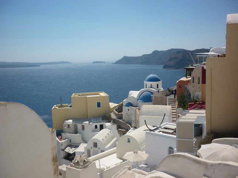View of Santorini, from Oia