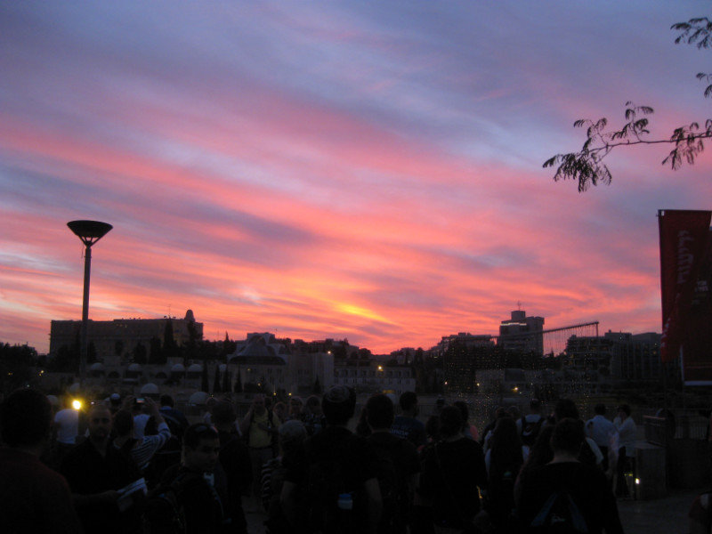 Sunset In Jerusalem