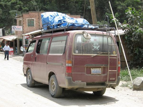 The minibus to Coroico
