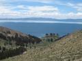 First glimpse of Lake Titicaca